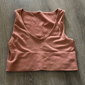 from Forever 21 pink tank crop top size extra small